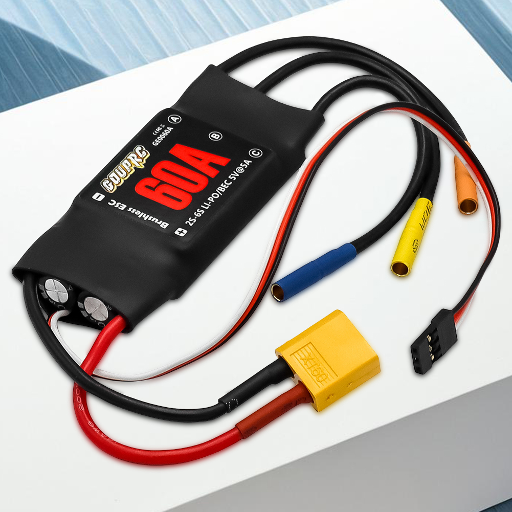 Rc Helicopter Electric - 60A Elektronik Hız Kontrol Cihazı, 5V/7A