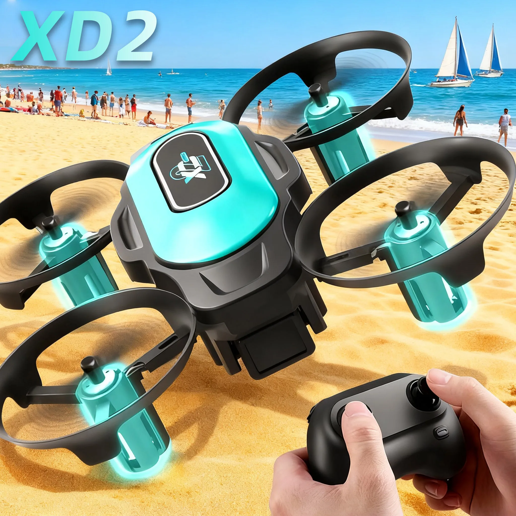 Rc Helicopter Case - XD2 Mini Drone, 360 ° Akrobasi