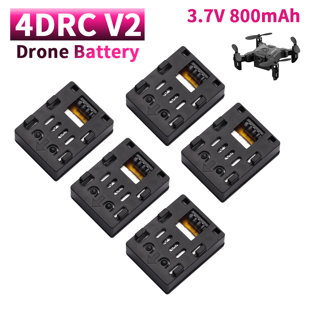 Rc Helicopter Mini - Orijinal 3.7V 4D-V2 RC drone pili