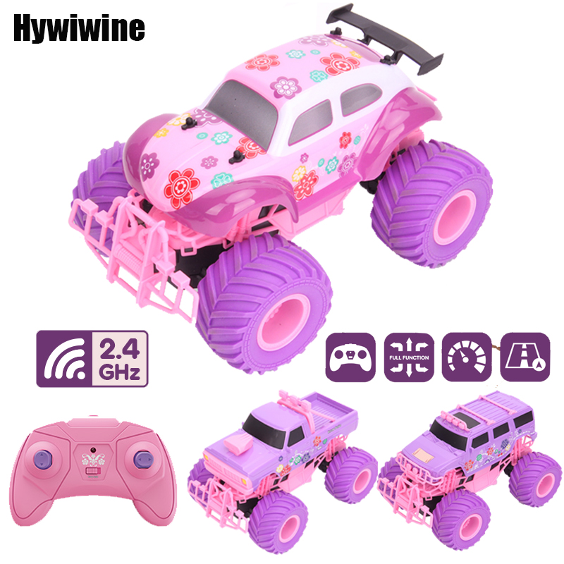 Rc Helicopter Charger - Pembe RC Araba Elektrikli Sürücü Off-Road