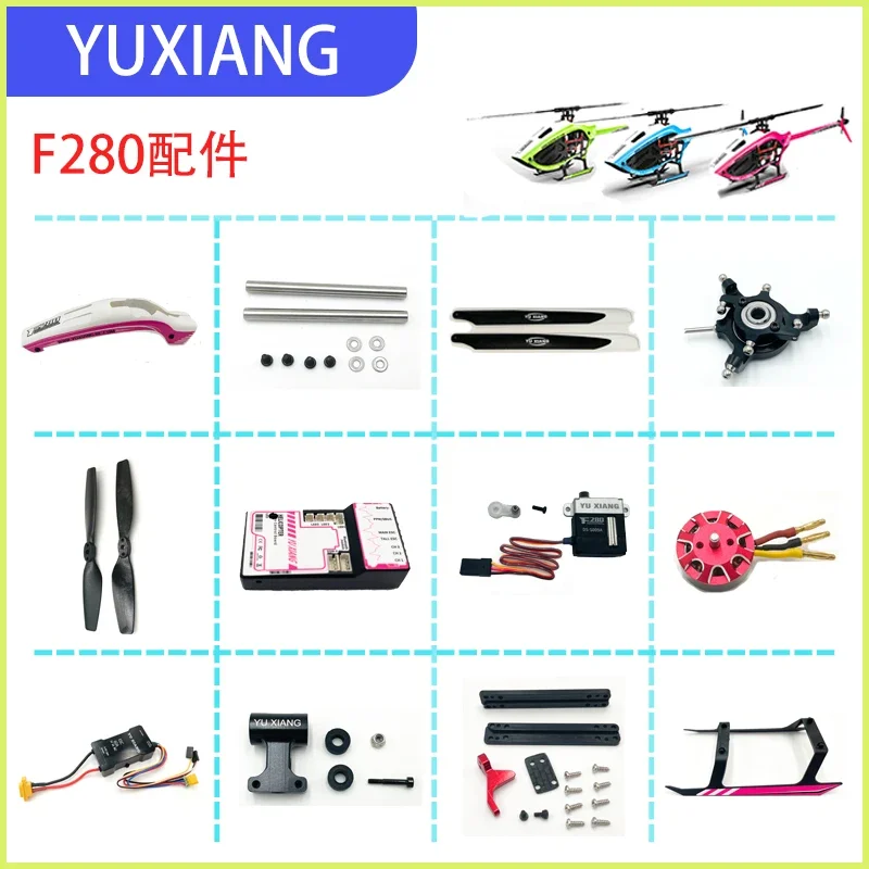 Rc Helicopter Coaxial - YUXIANG F280 6CH 3D RC helikopter