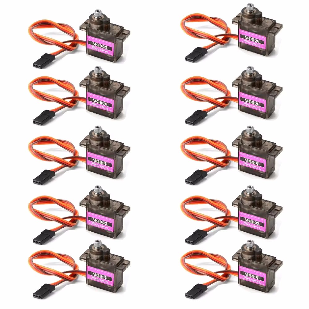 Rc Helicopter Servo - Mgservo Servo 1/2/4/5/10/20/50 adet tüm Metal