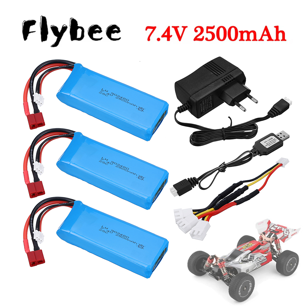 Rc Helicopter Charger - Wltoys için 2s 7.4V 2500mAh Lipo