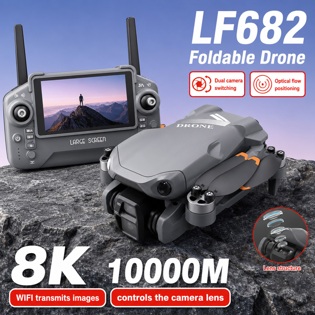 Rc Helicopter Case - Hava Fotoğrafı LF682 Drone 8K HD