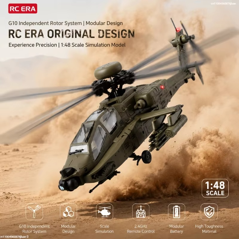 Rc Helicopter Single Rotor - Stokta Sıcak Fırsat RC Era AH-64D