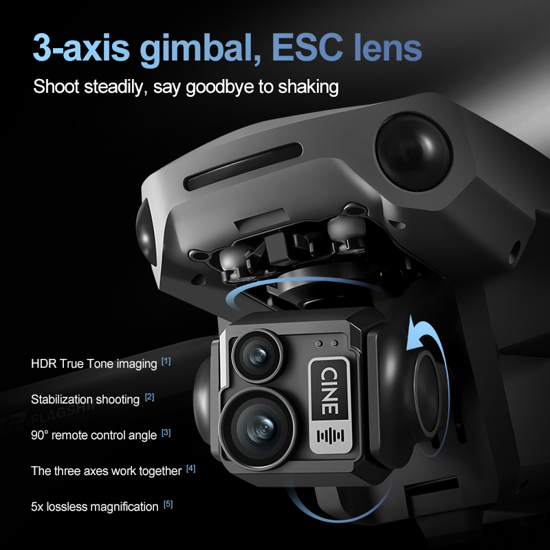 8K 3 Eksenli Gimbal Fırçasız 7 - Rc Helicopter Electric incelemesi ve fiyatı