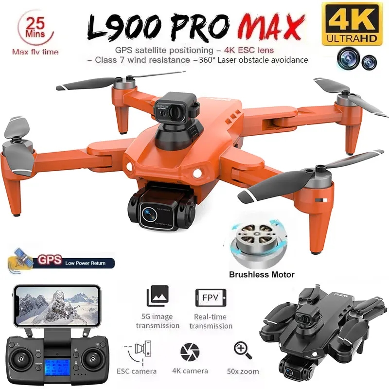 L900 Pro MAX GPS Drone 4K Prof - Rc Helicopter Case incelemesi ve fiyatı