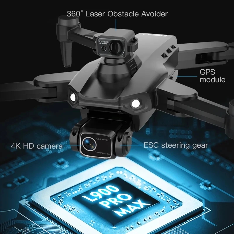 L900 Pro MAX GPS Drone 4K Prof - Rc Helicopter Case incelemesi ve fiyatı