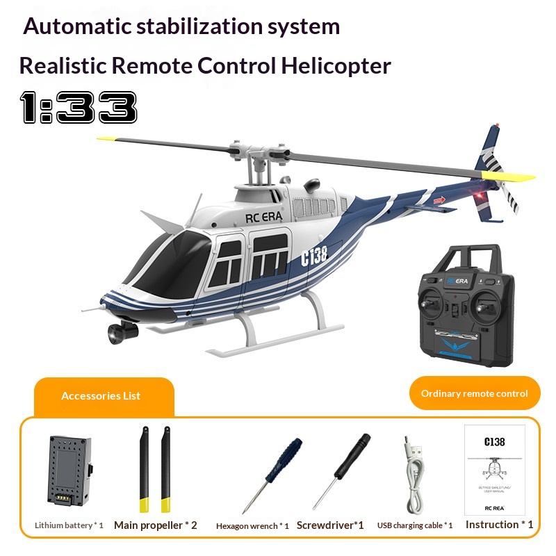 Rc Era C138 Bell 206 Rc Heliko - Rc Helicopter Single Rotor incelemesi ve fiyatı