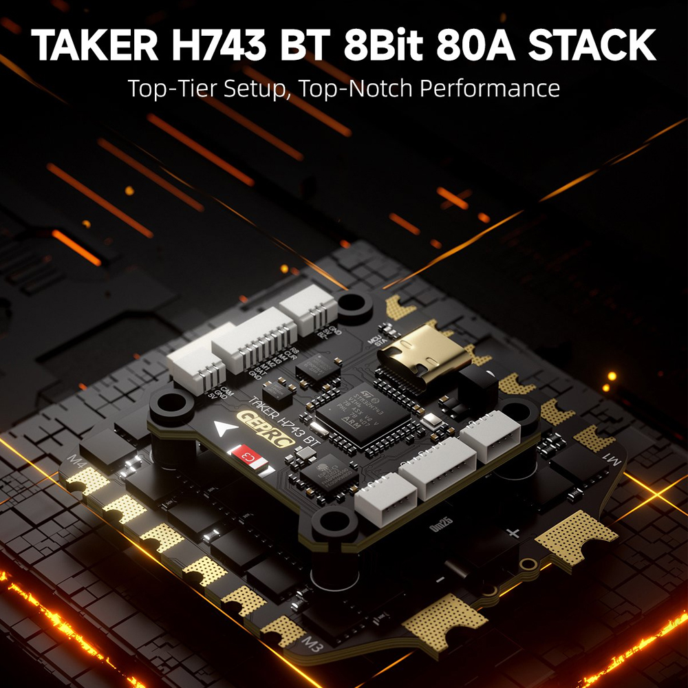 GEPRC TAKER H743 BT 8Bit 80A S - Rc Helicopter Gyro incelemesi ve fiyatı