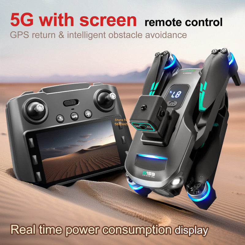 8K Çift Kamera 5G WIFI FPV Uza - Rc Helicopter Electric incelemesi ve fiyatı