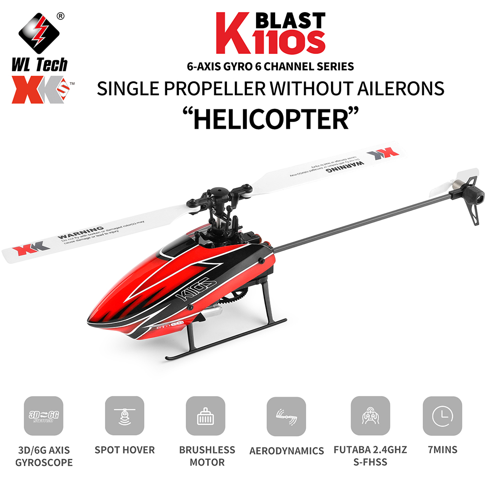 Wltoys XK K110S 6CH 3D 6G sist - Rc Helicopter Blade incelemesi ve fiyatı