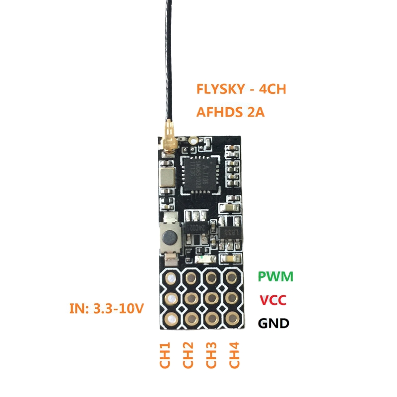 Flysky FS2A Mini Alıcı 4CH AFH - Rc Helicopter Mini incelemesi ve fiyatı