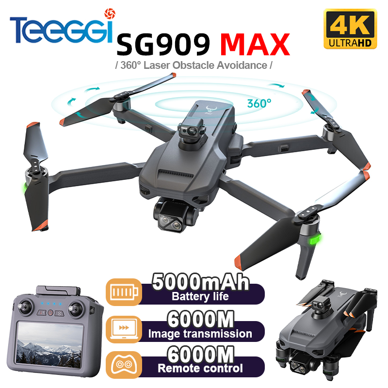 Teeggi SG909 MAX GPS Drone 4K  - Rc Helicopter Electric incelemesi ve fiyatı