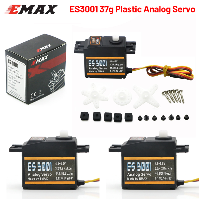 1/4 adet EMAX ES3001 4.8-6.0V  - Rc Helicopter Servo incelemesi ve fiyatı